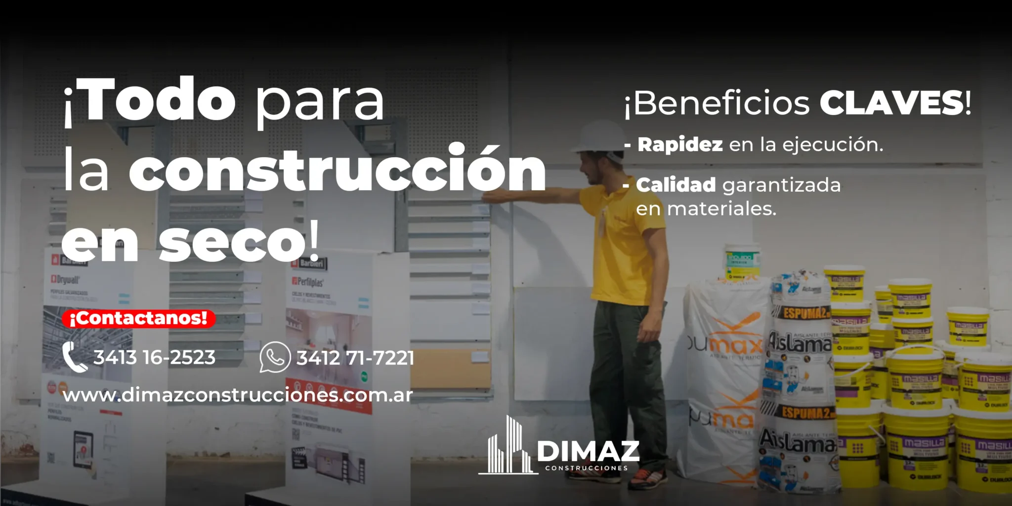 Todo para la construcción en seco - Web Home