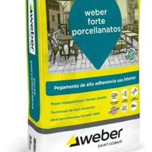 WEBER FORTE PORCELLANATO x 25 Kgs